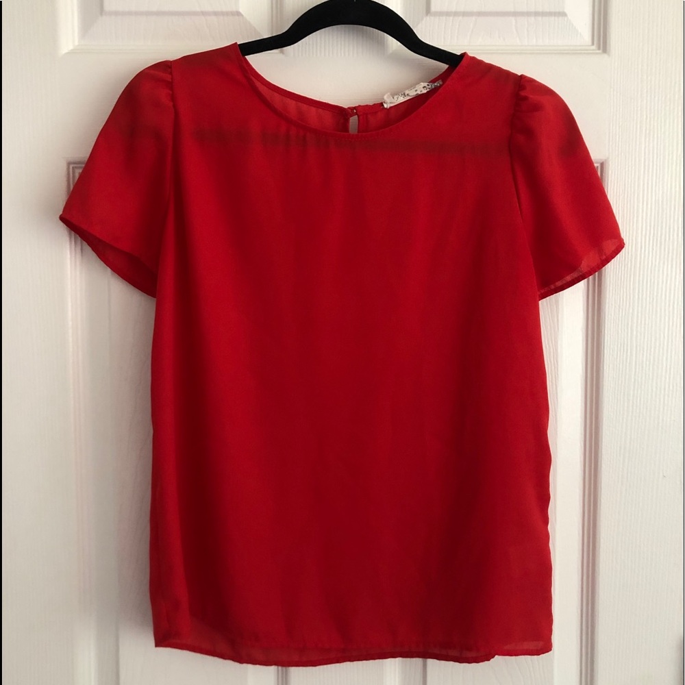 2 sheer tops